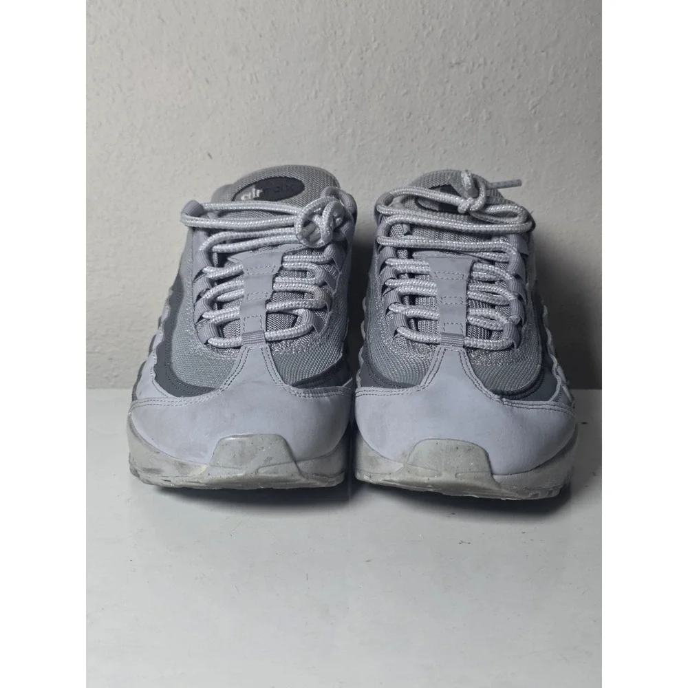 Nike Air Max 95 Shoes Mens 8 Greyscale Wolf Gray Clean Condition Sneaker - Picture 3 of 9